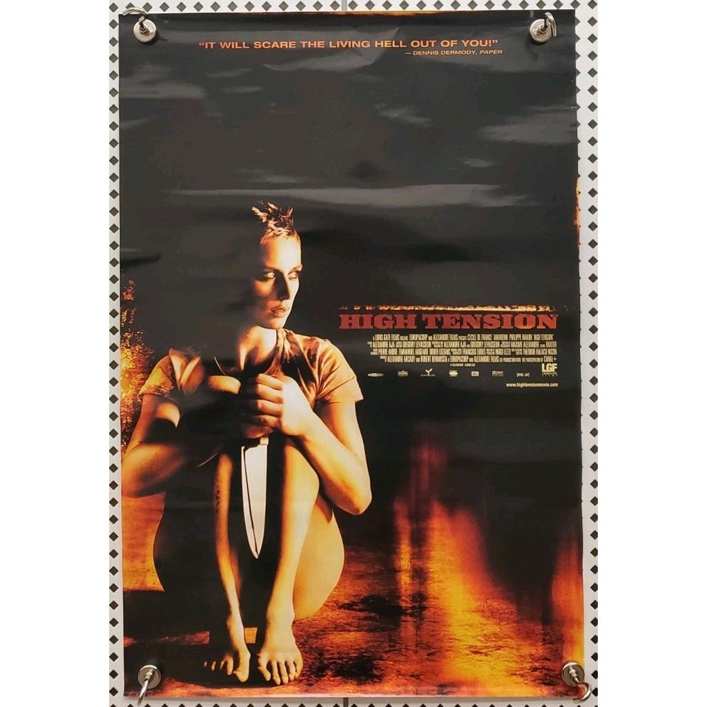 High Tension 2005 Original 13x20 Movie Poster Alexandre Aja
