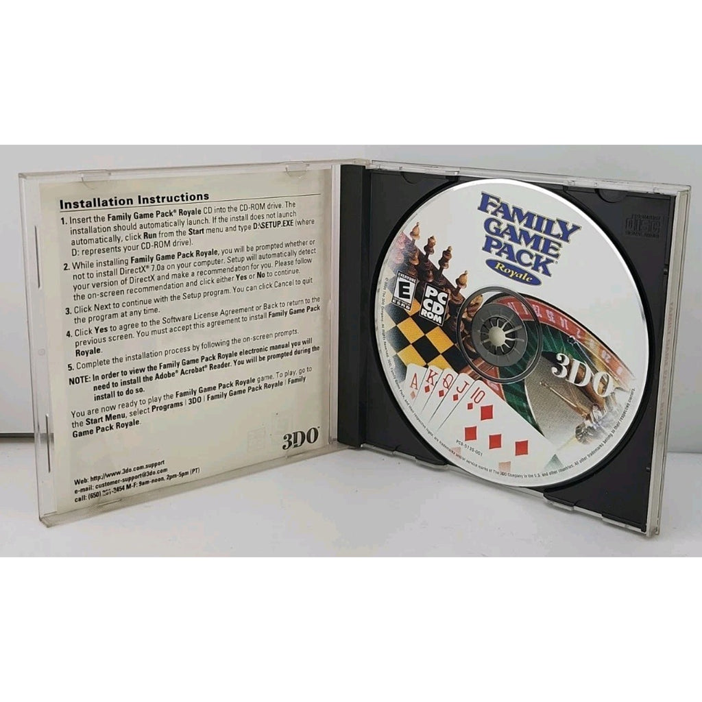 Family Game Pack Royale Jewel Case (PC, 2000)