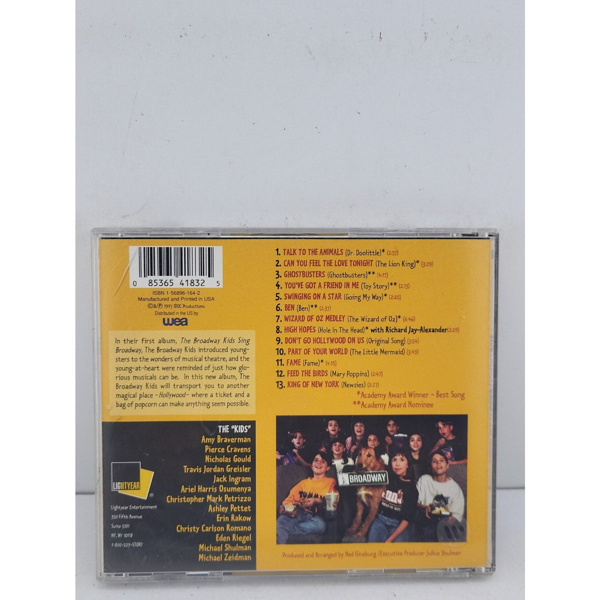 At the Movies by The Broadway Kids (CD, 1997)