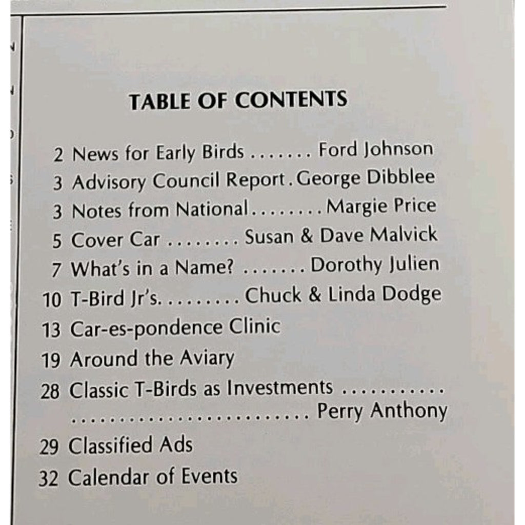 Early Bird Magazine January-February 1982