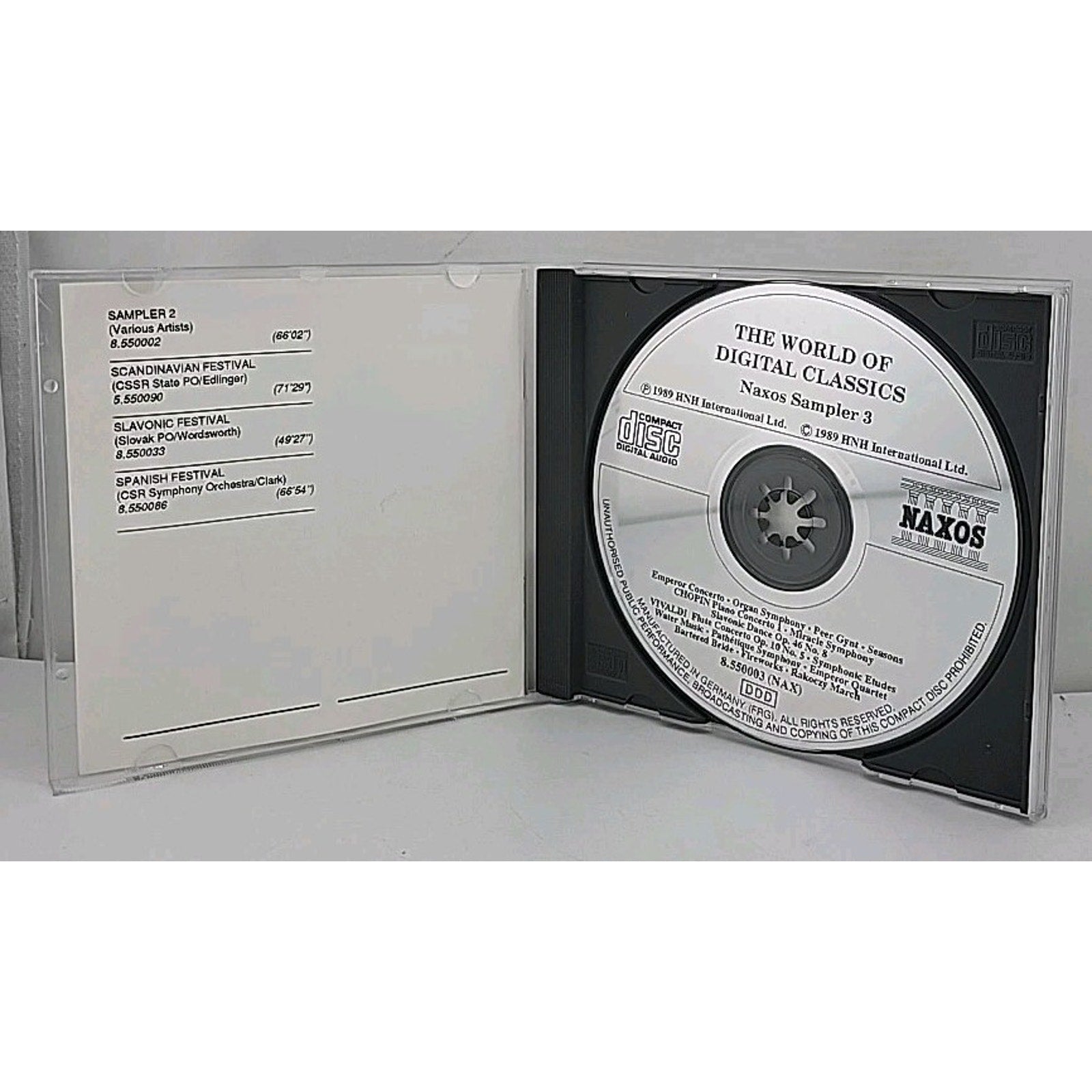 Naxos the World of Digital Classics Sampler 3 CD