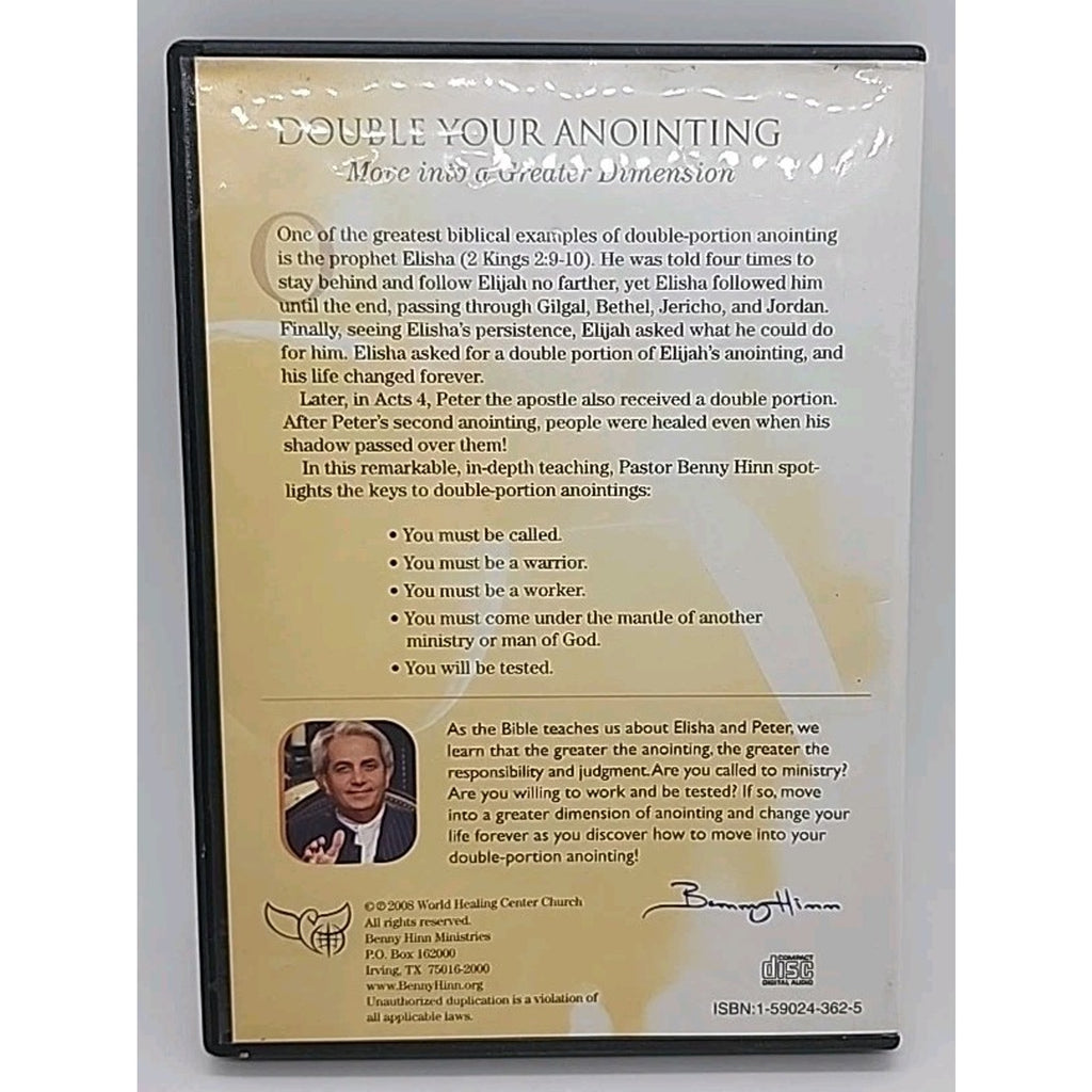 The Double Portion Anointing Cd *DISC 1 ONLY*