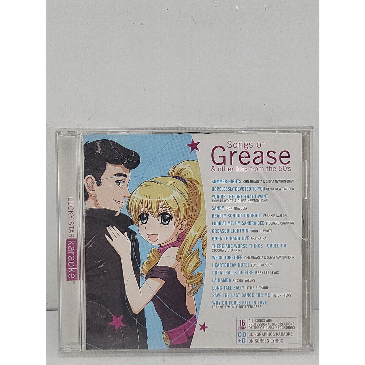 Lucky Star Karaoke Songs Of Grease Recording Rock Pop Golden Oldies CD
