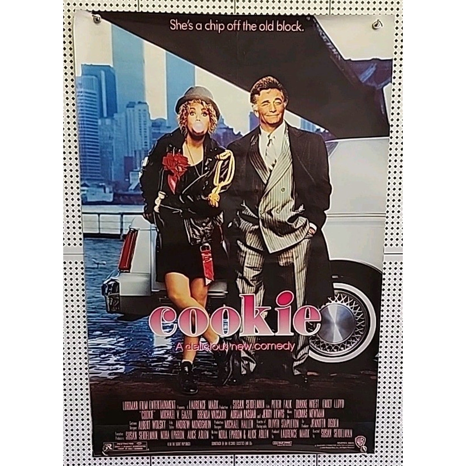 Cookie - Original Movie Poster - 27x40 - 1989 Peter Falk
