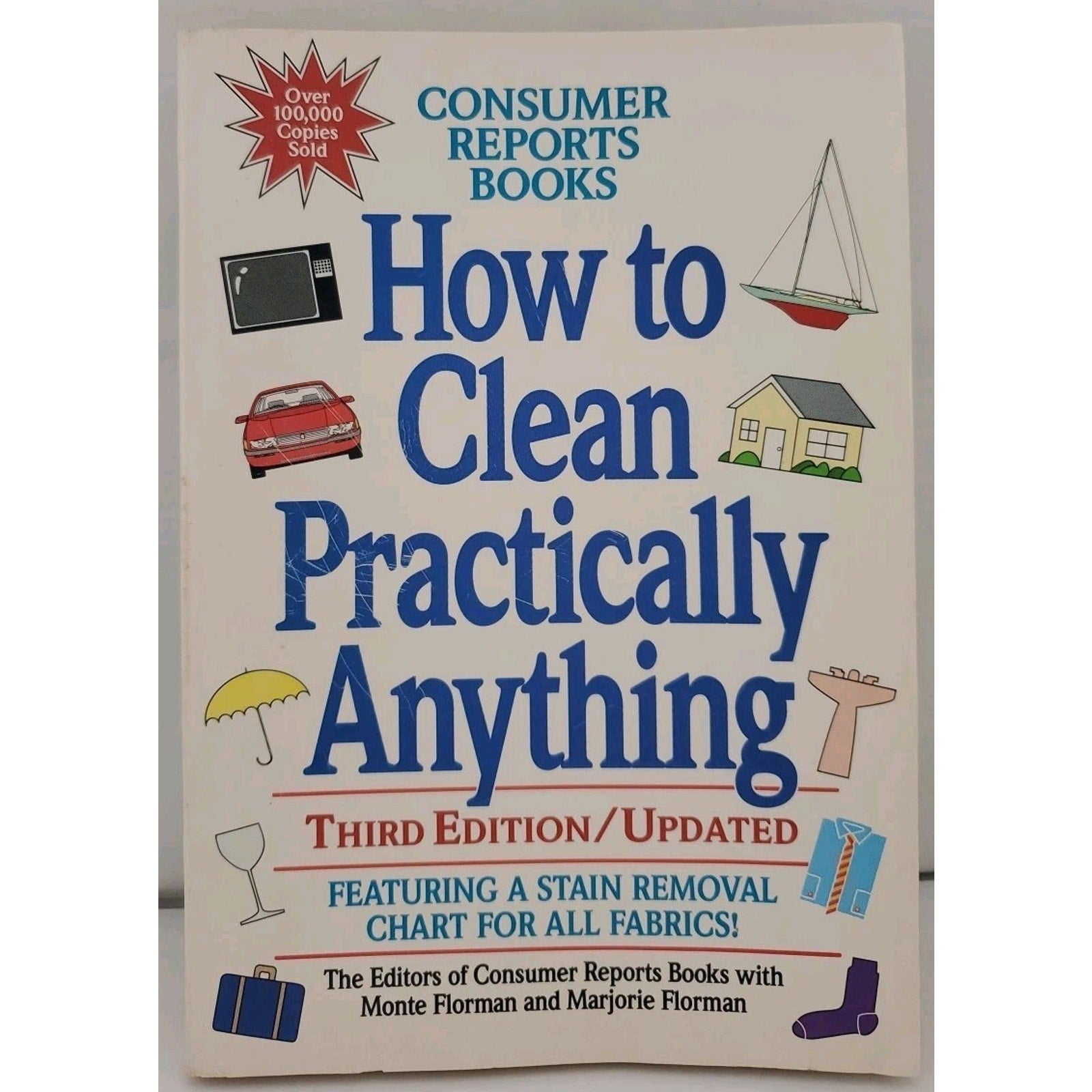 How to Clean Practically Anything by Consumer Reports Books 1992 Paperback