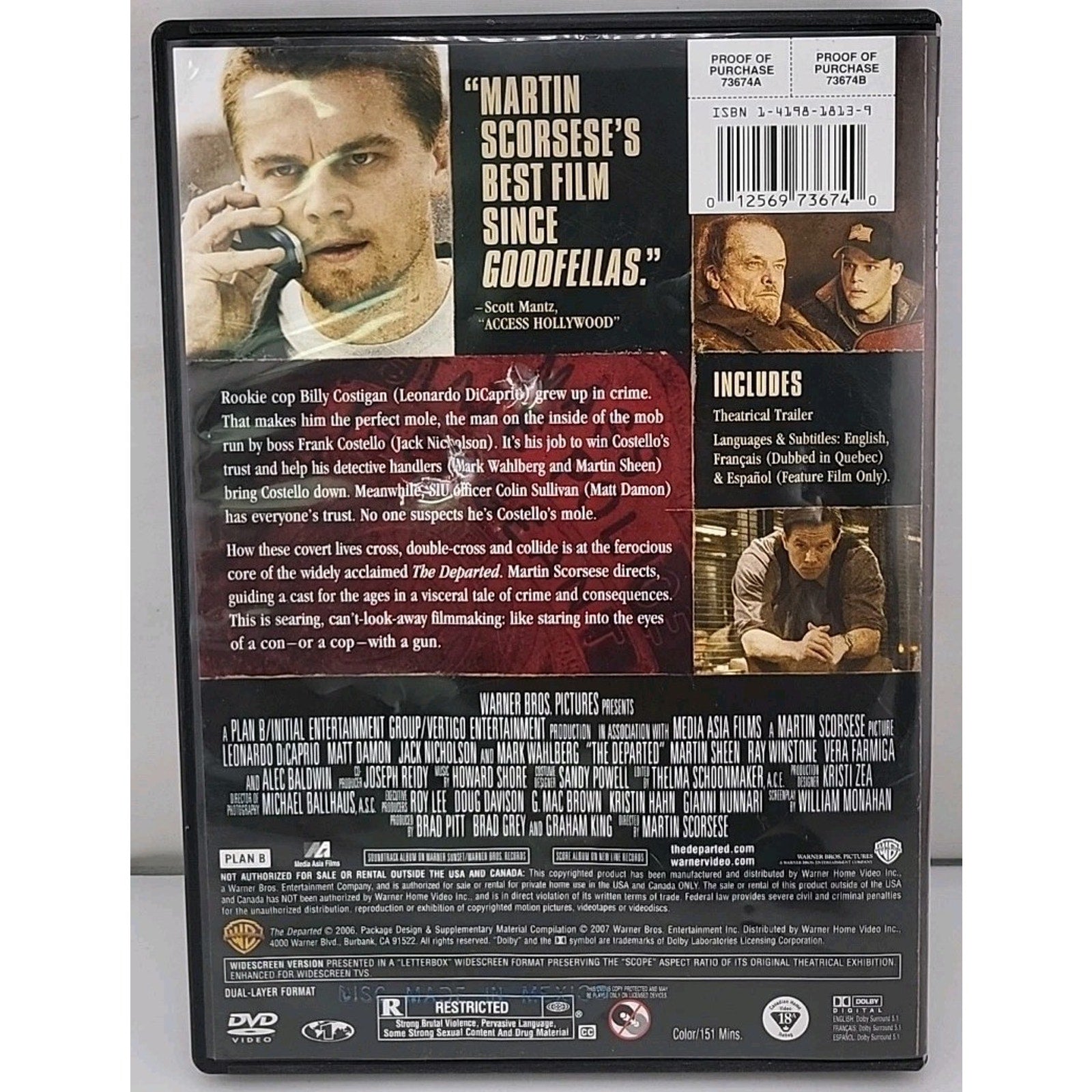 The Departed (DVD, 2006)