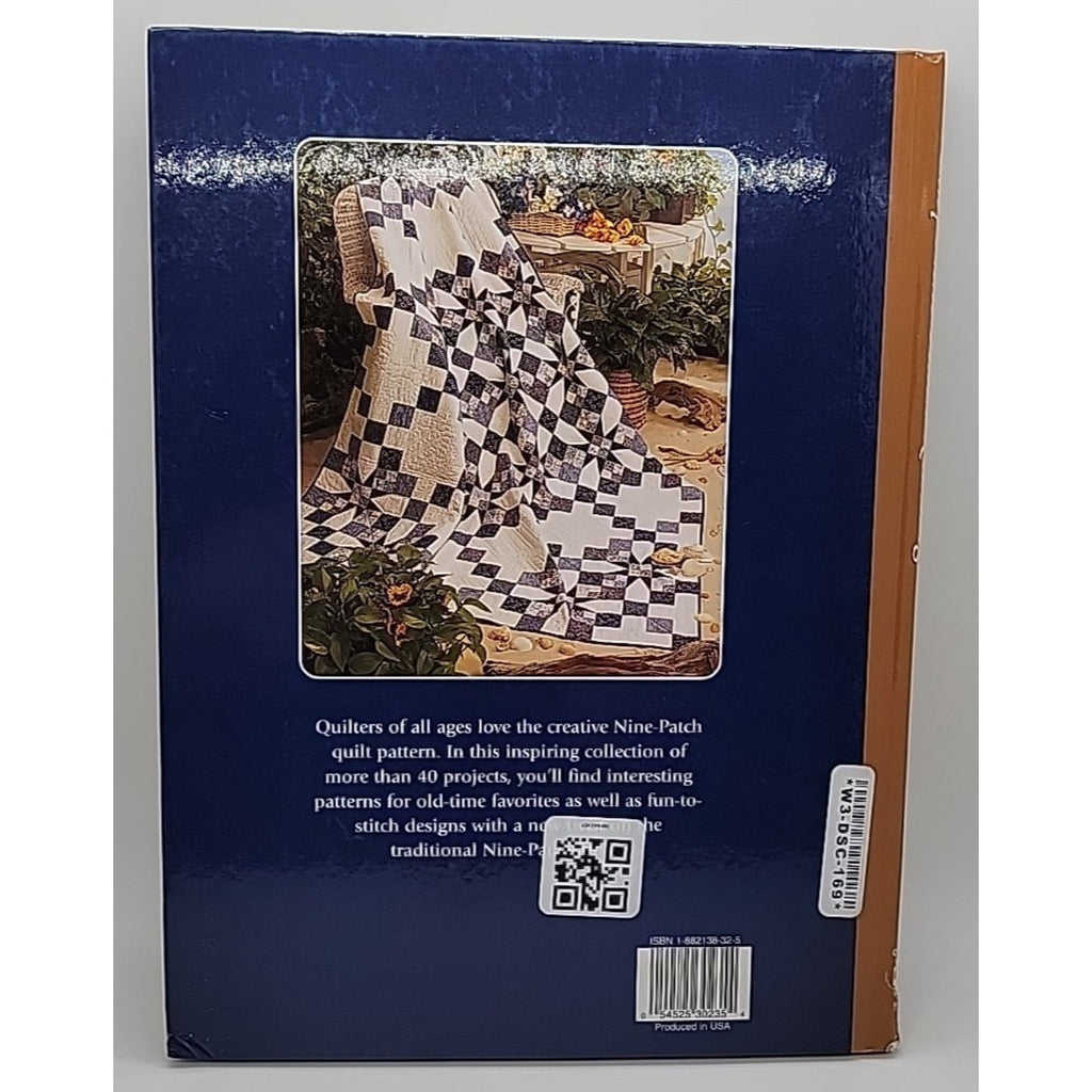Easy Nine Patch Quilting Jeanne Stauffer Hardcover Book 1998 First Printing
