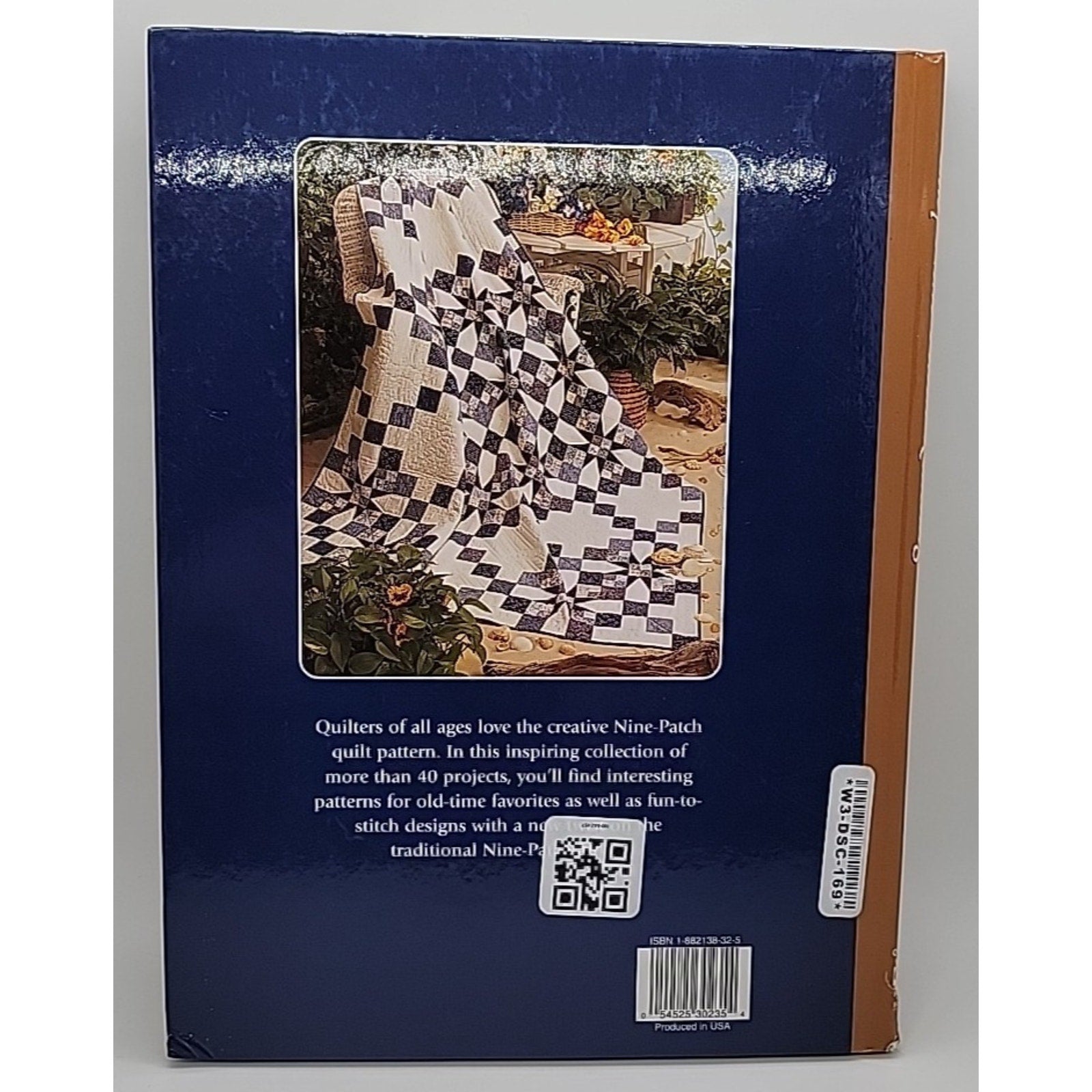 Easy Nine Patch Quilting Jeanne Stauffer Hardcover Book 1998 First Printing