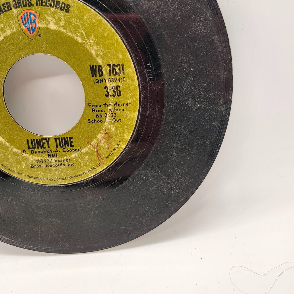 Luney Tune / Elected by Alice Cooper (Record) WB 7631