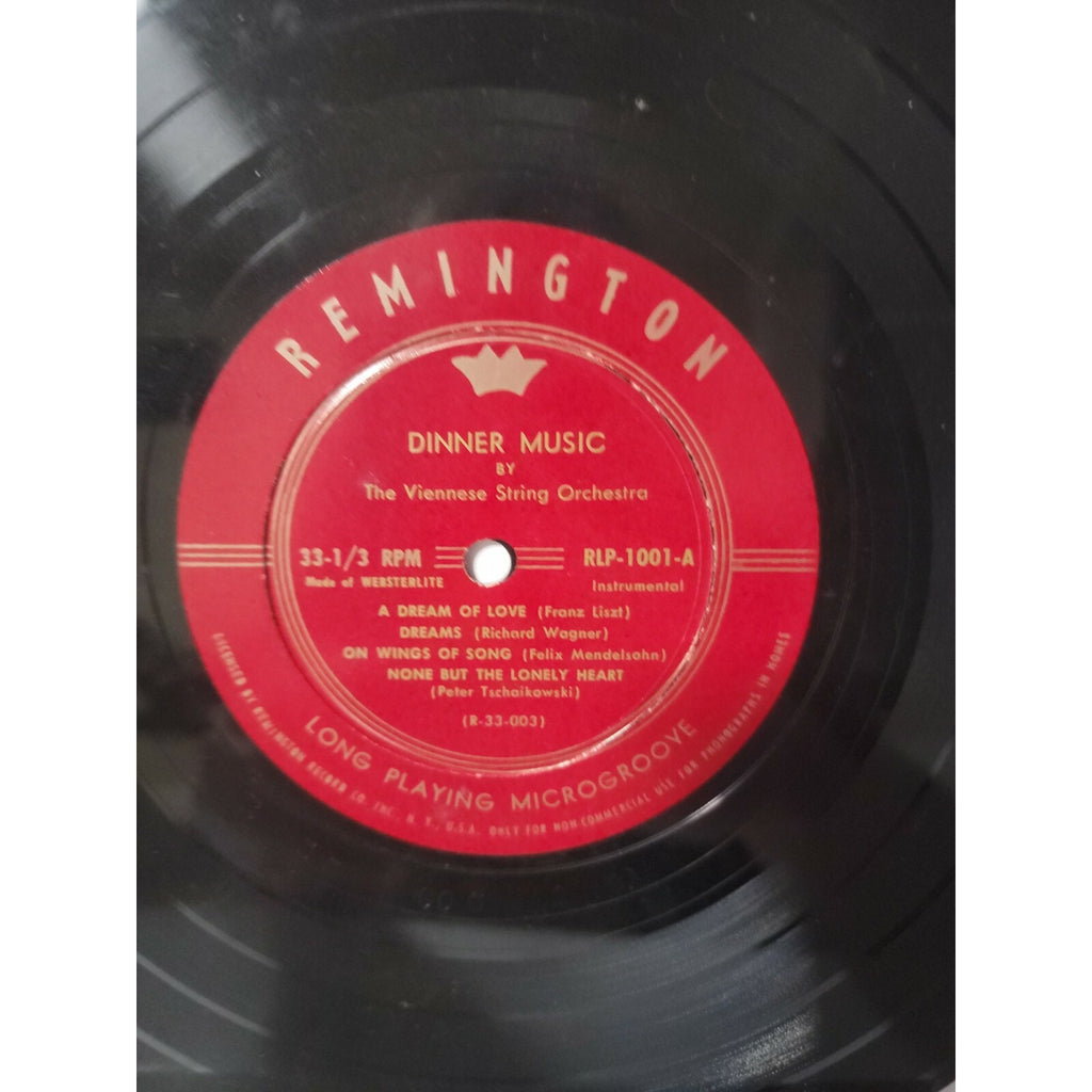 The Viennese String Orchestra - Dinner Music (Vinyl)