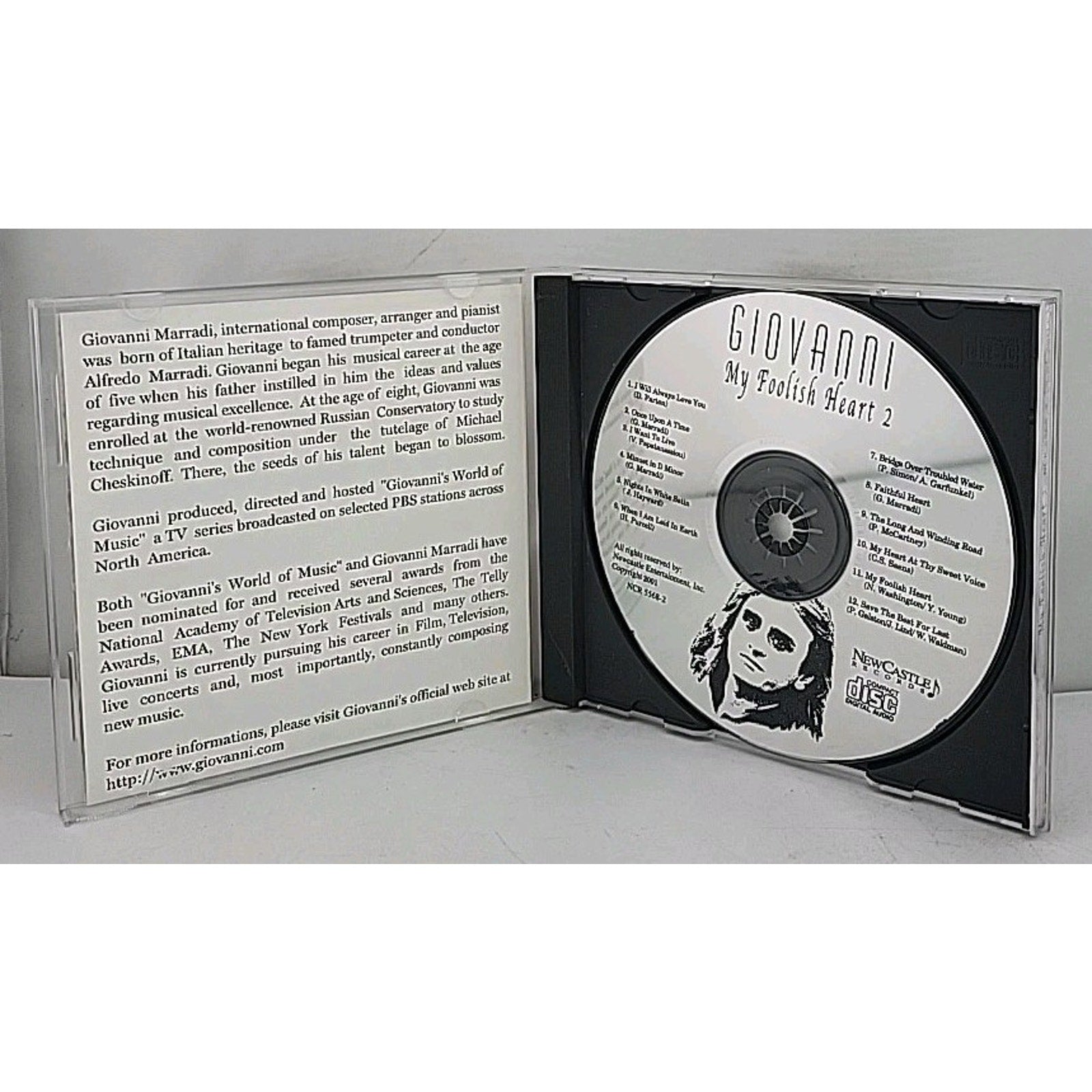Giovanni My Foolish Heart 2 Music CD Album