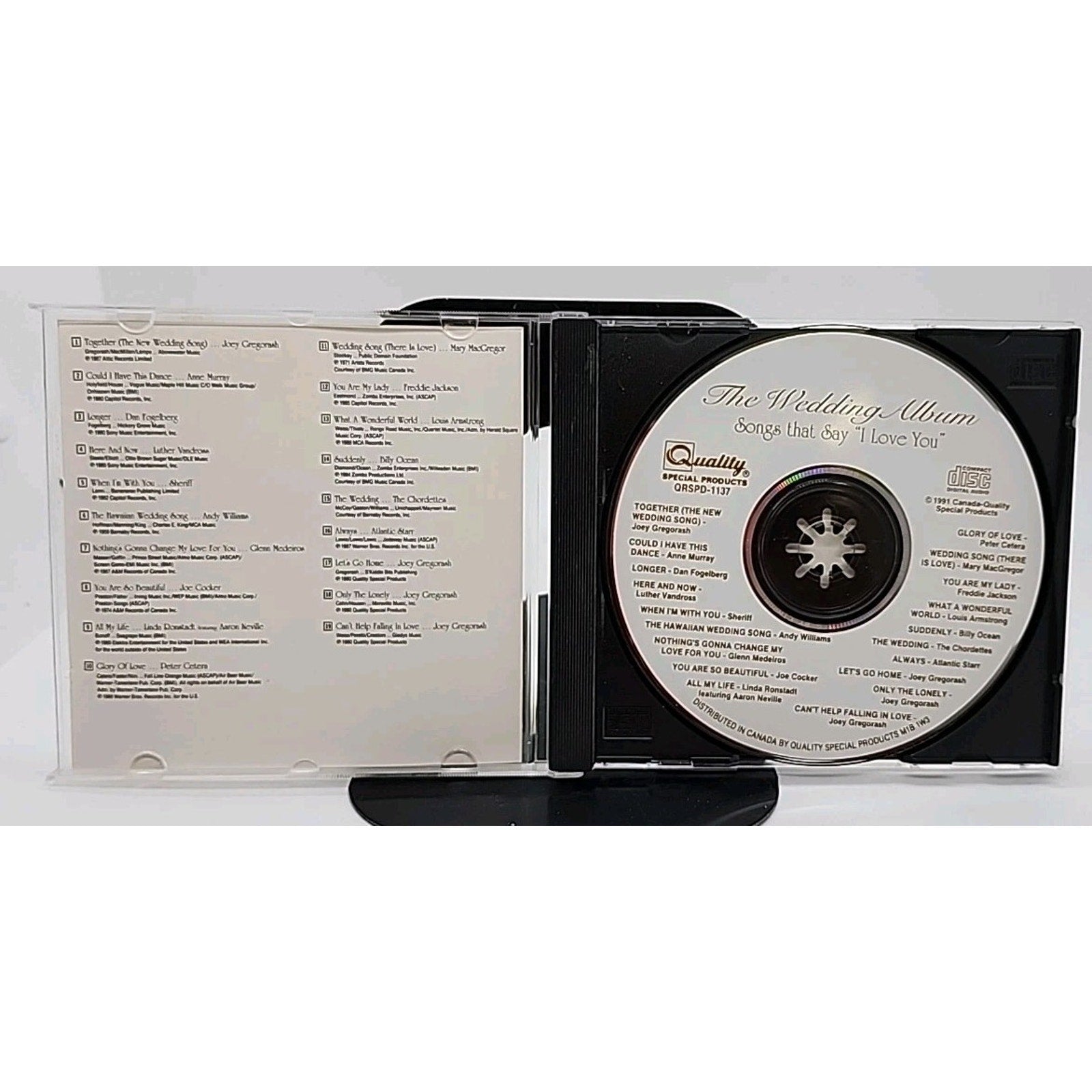 The Wedding Album Songs That Say I Love You Cd