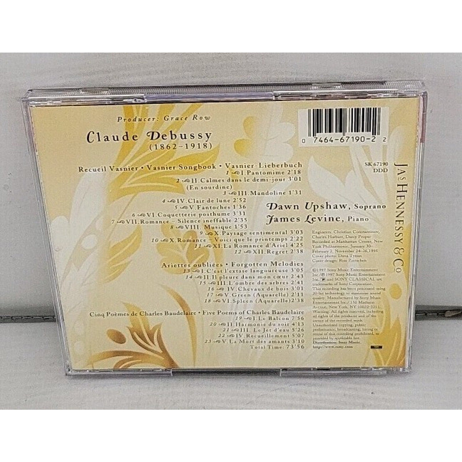 Sings Debussy / Forgotten Songs by Dawn Upshaw (CD, 1997)