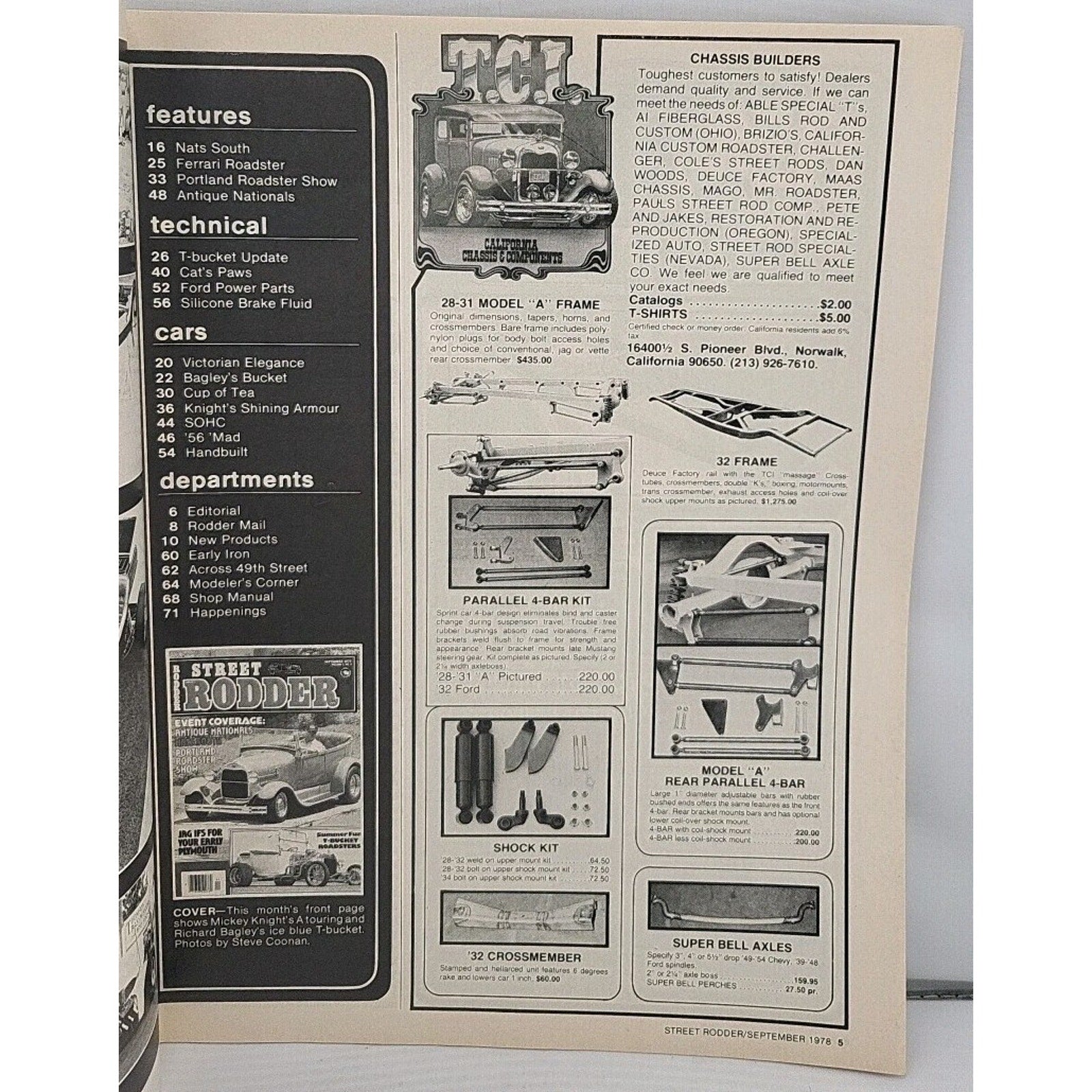 Street Rodder Magazine September 1978 Volume 7 No. 9