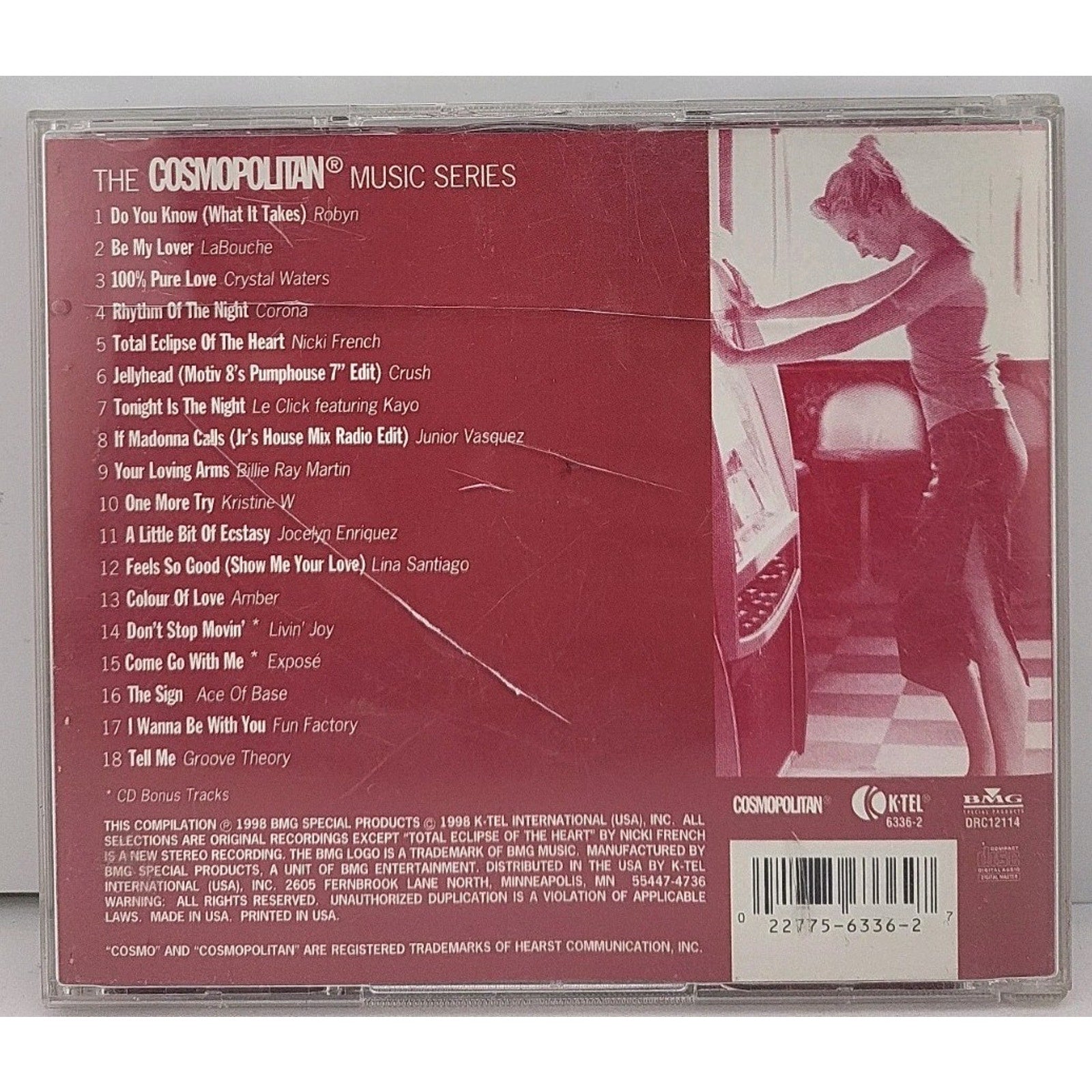 Club Cosmo by Various Artists (CD, Sep-1998, K-Tel Distribution)