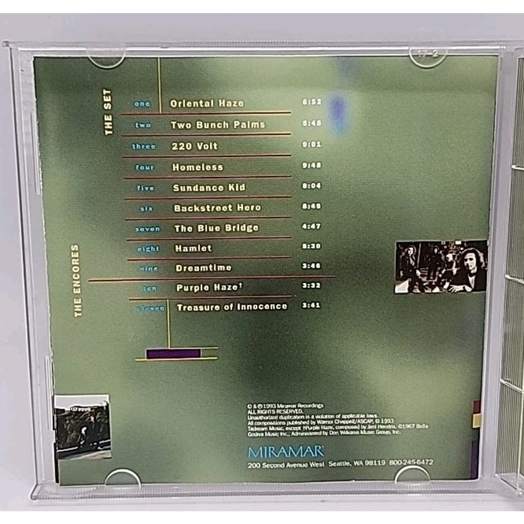 220 Volt Live by Tangerine Dream (CD, Sep-1993, Miramar)