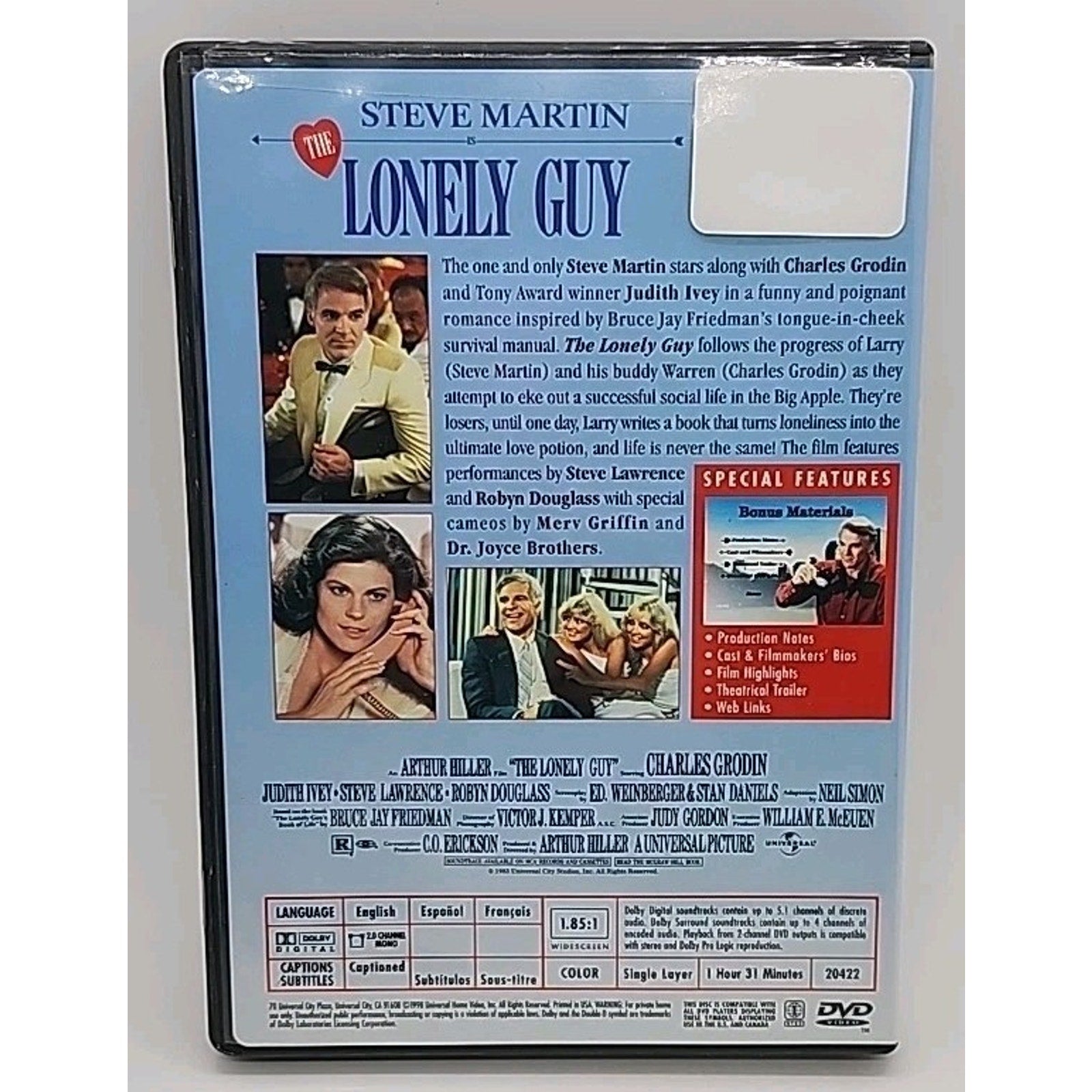 The Lonely Guy (DVD, 1984)