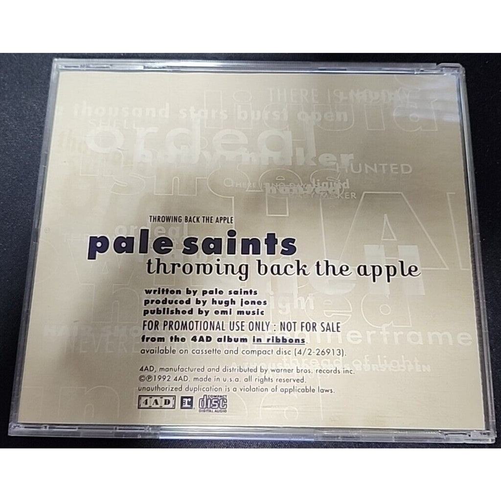 Pale Saints, Throwing Back The Apple, Promo Only 1 Track (CD)