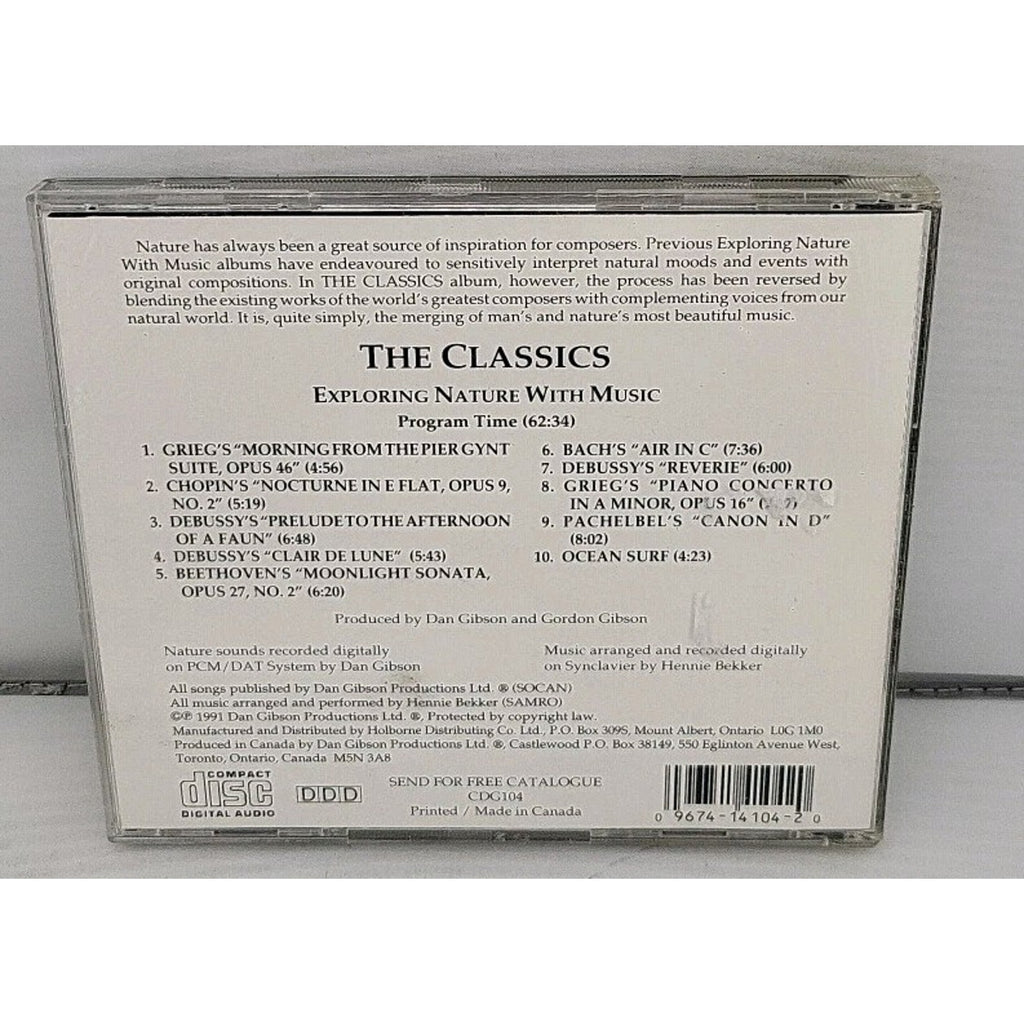 Dan Gibson's Solitudes: The Classics by Dan Gibson (CD, Jul-1994, CDG Records)