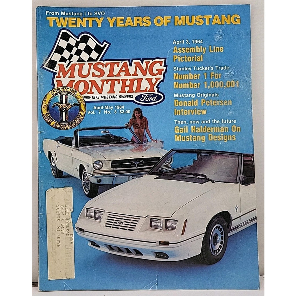 Mustang Monthly Magazine - April-May 1984 - Vol. 7 No. 3