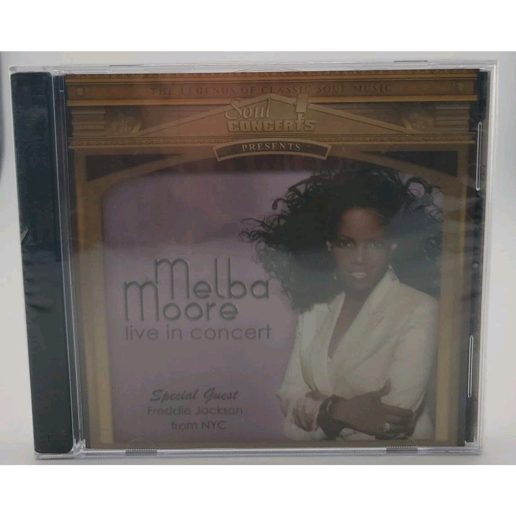 Live in Concert by Melba Moore (CD, Jul-2007, 2 Discs, Soul Concerts) *BrandNew*