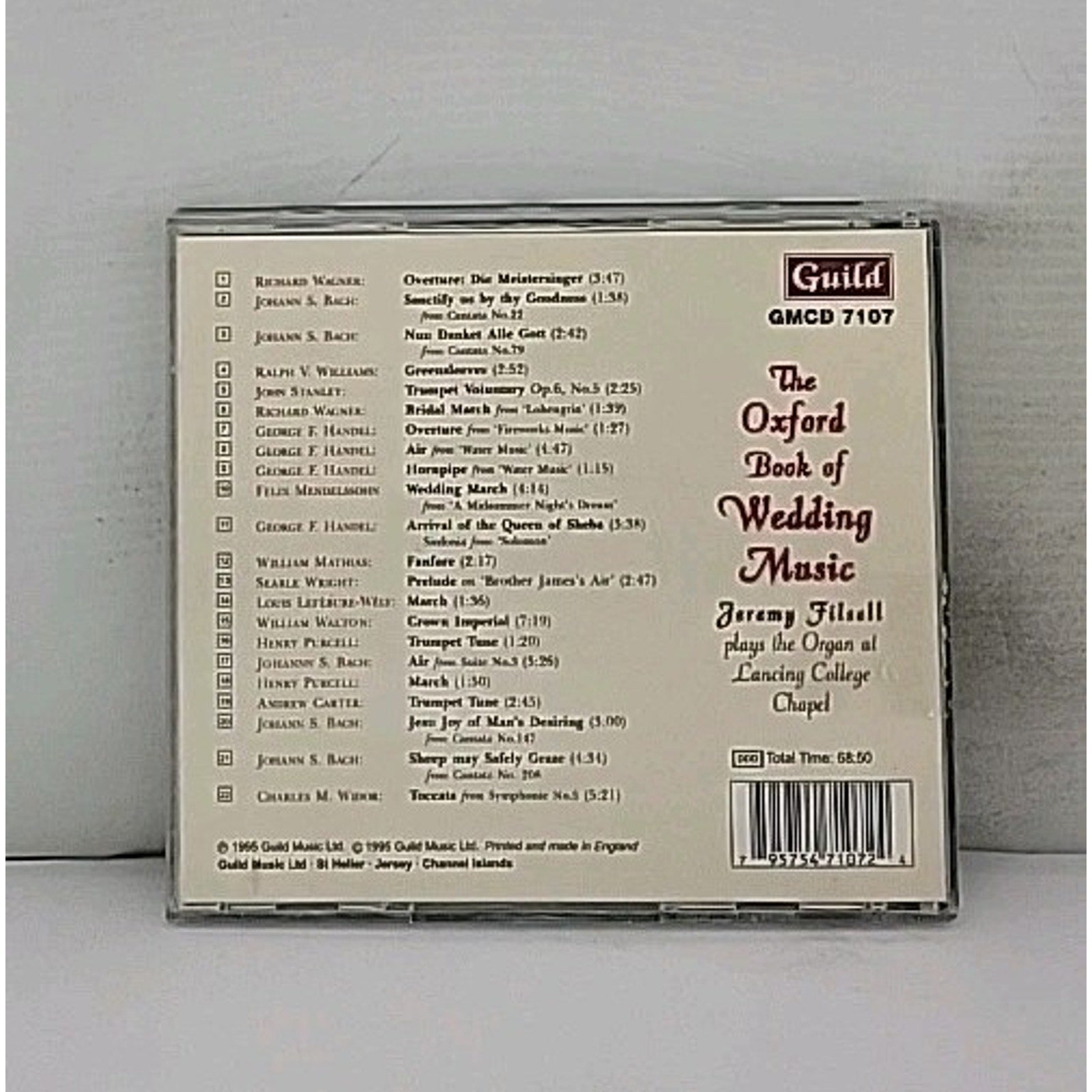 Oxford Book of Wedding Music by Stanley / Mendelssohn / Bach / Wagner /...