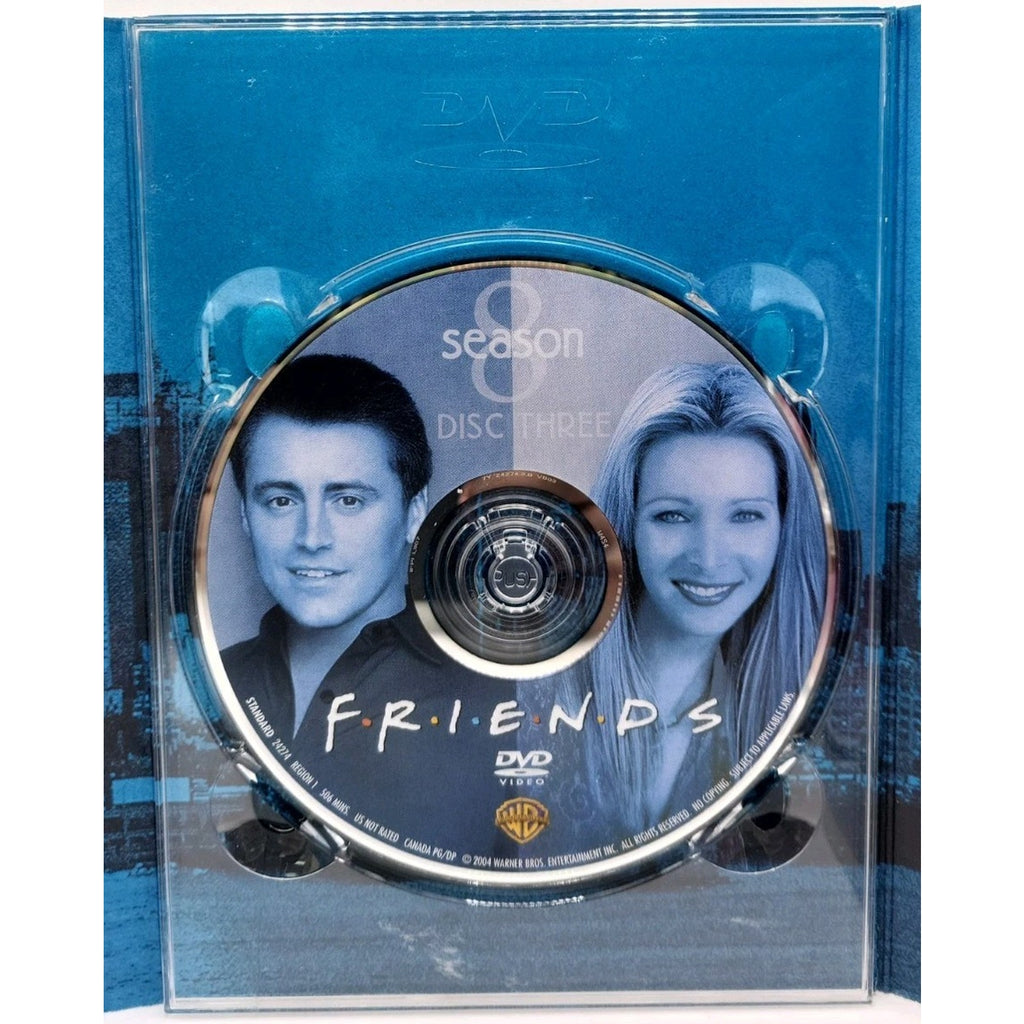 Friends - The Complete Eighth Season (DVD, 2004, 4-Disc Set)