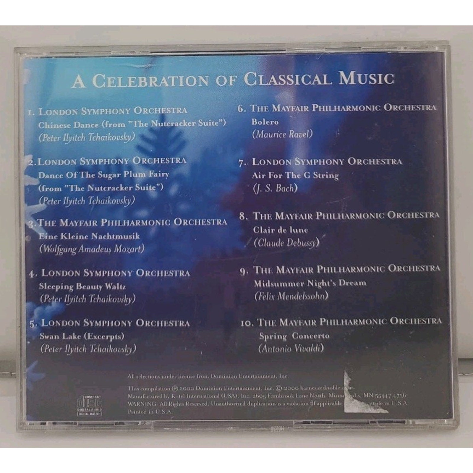 A Celebration Of Classical Music CD