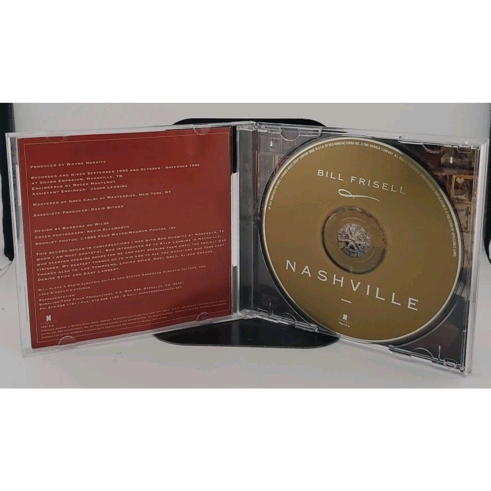 Nashville by Bill Frisell (CD, Apr-1997, Elektra (Label))