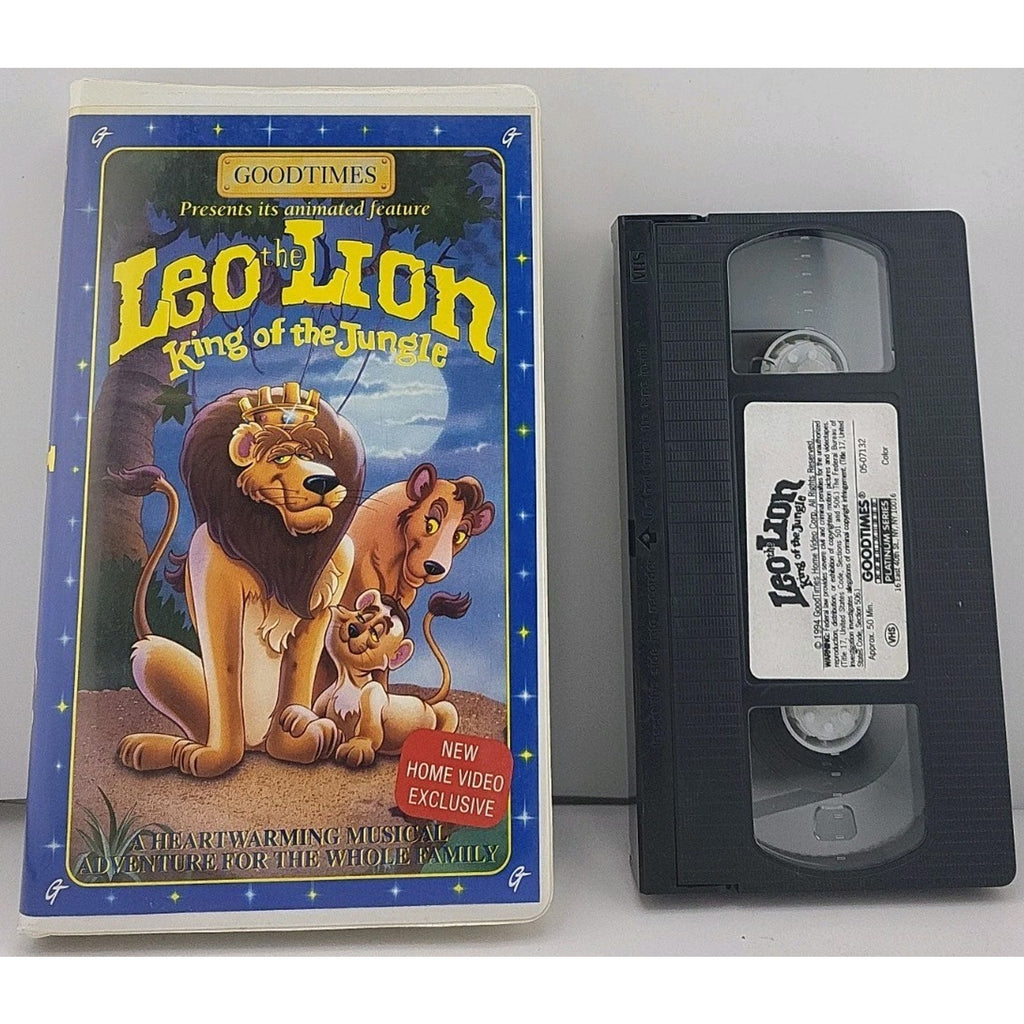 Leo the Lion, King of the Jungle (VHS, 1995)