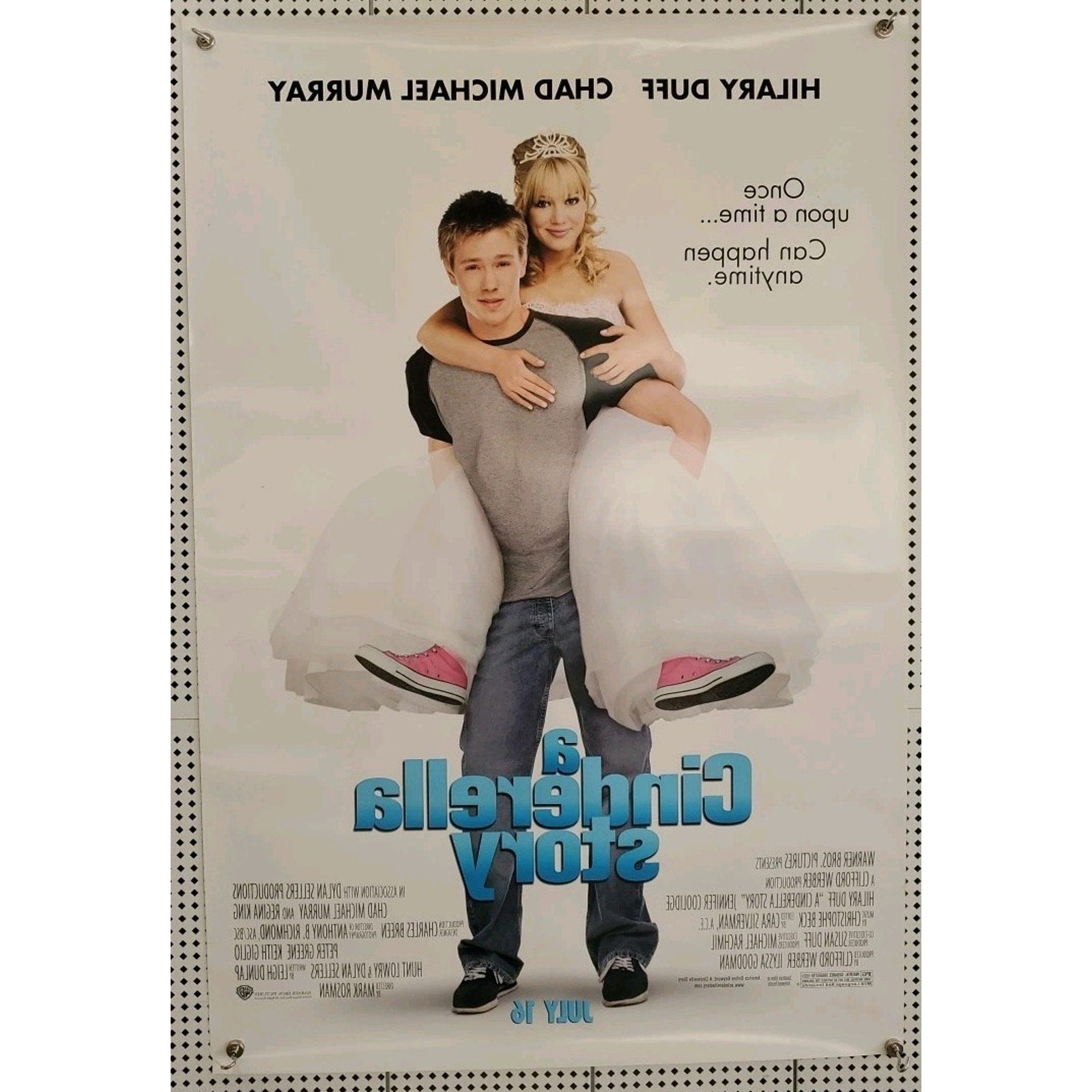 A Cinderella Story Movie Poster DS One Sheet Hillary Duff 2004 Film