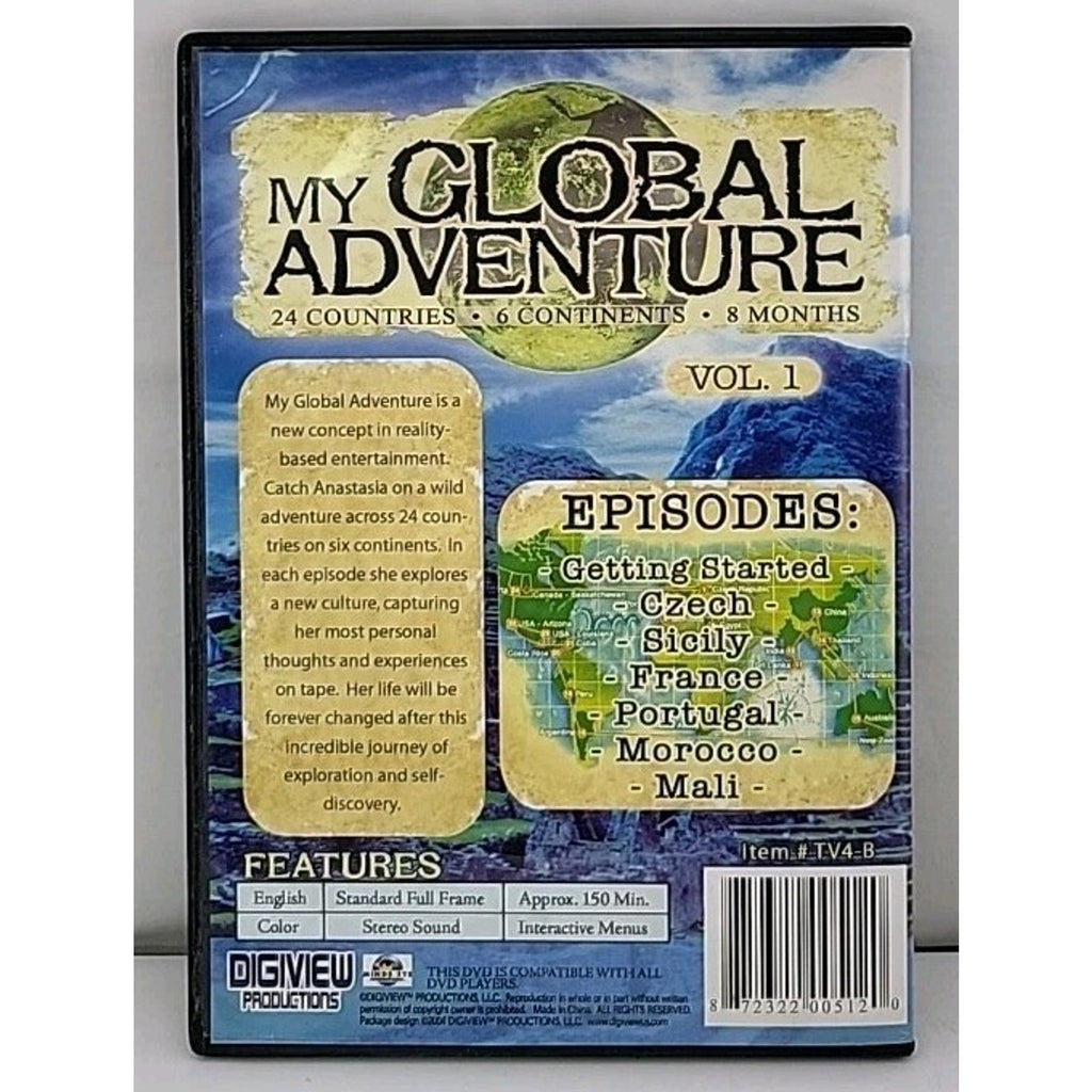 My Global Adventure Vol. 1 (DVD, 2006)