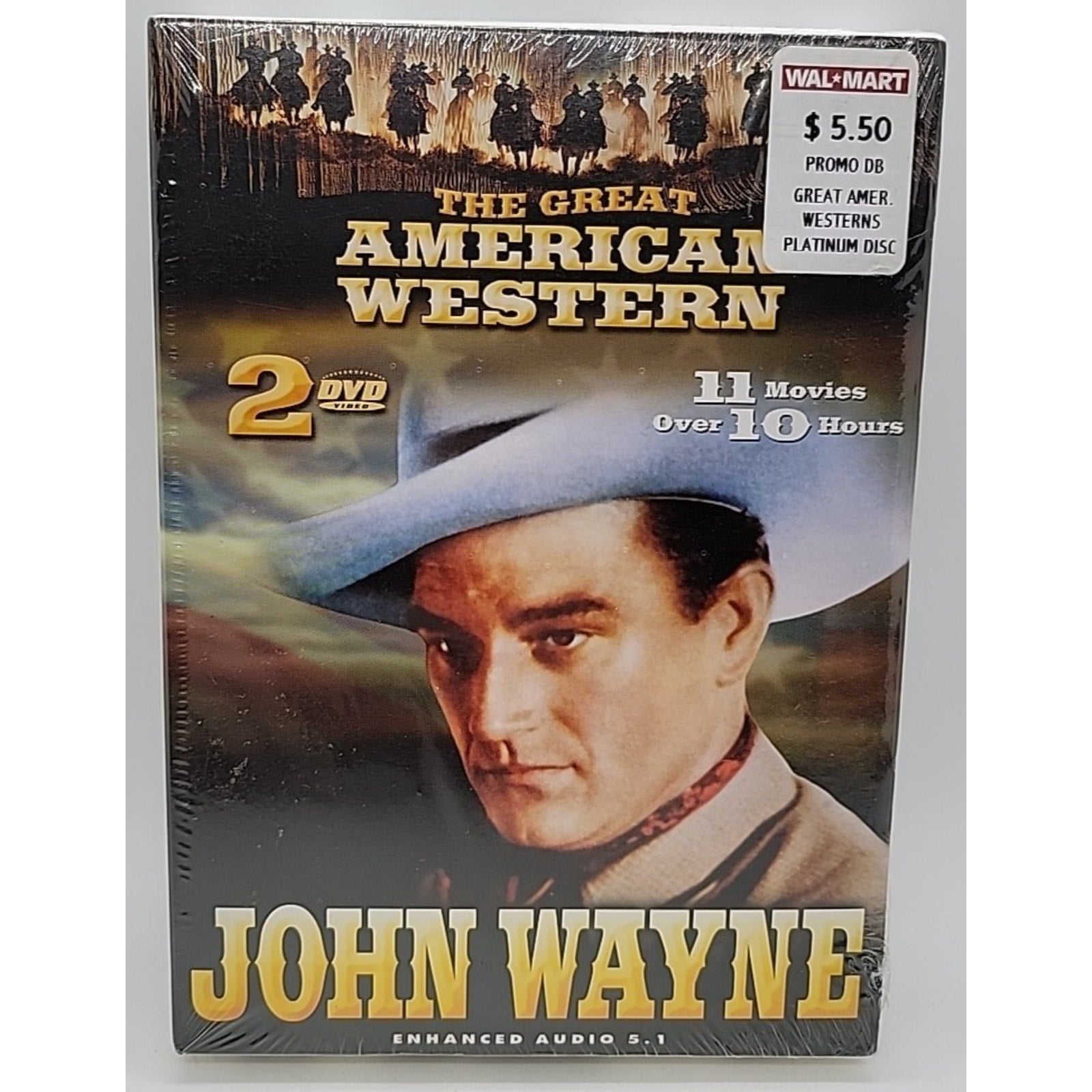 The Great American Western: John Wayne (DVD, 2003, 2-Disc Set) *Brand New*