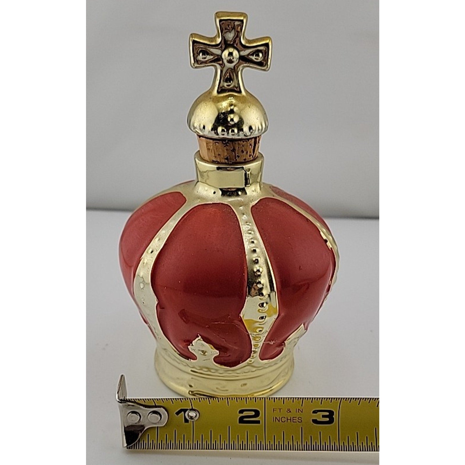 Antique Royal Crown Decanter Perfume - Central European Porcelain, 1920-1930