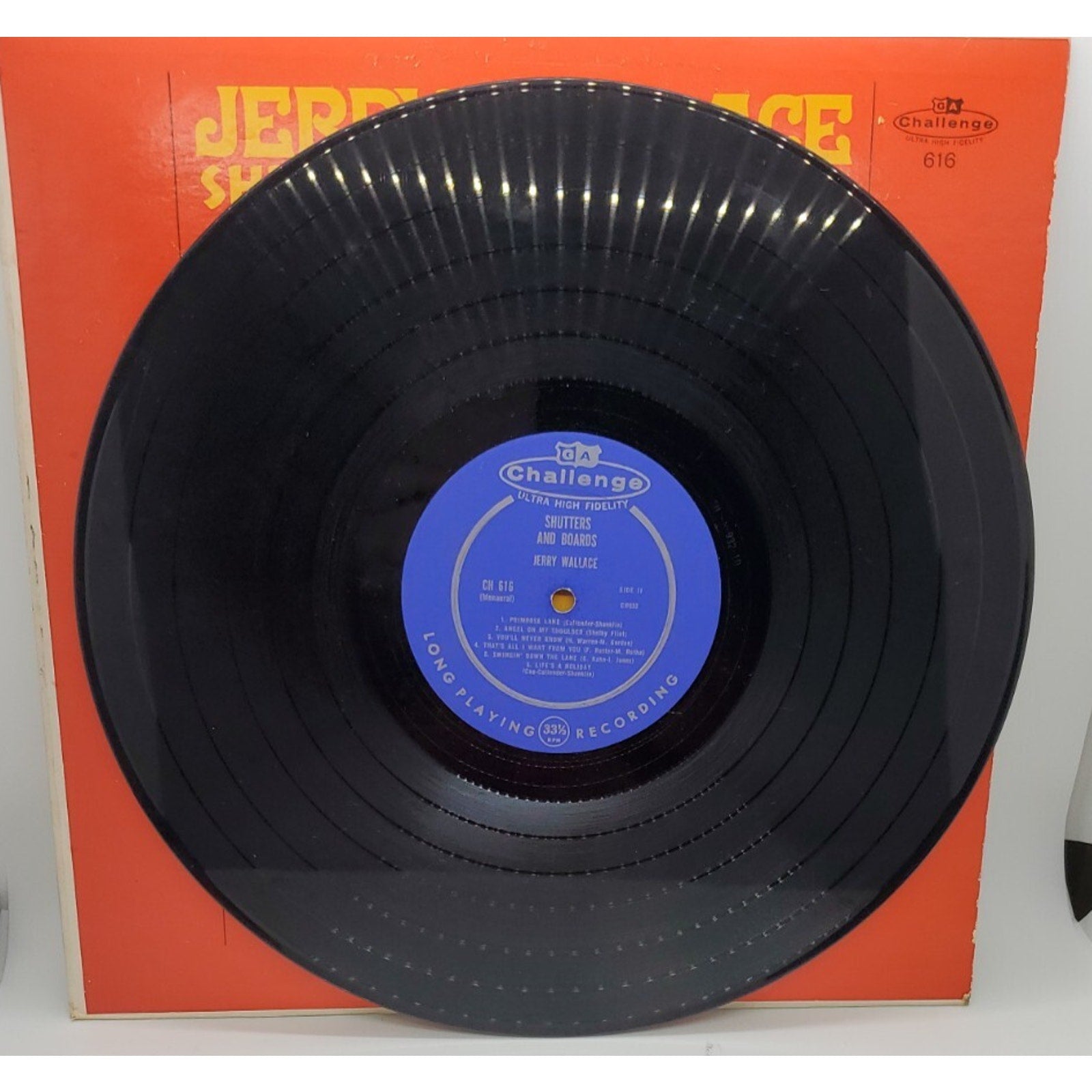 Jerry Wallace Shutters And Boards & Other Town And Country Hits (Record)