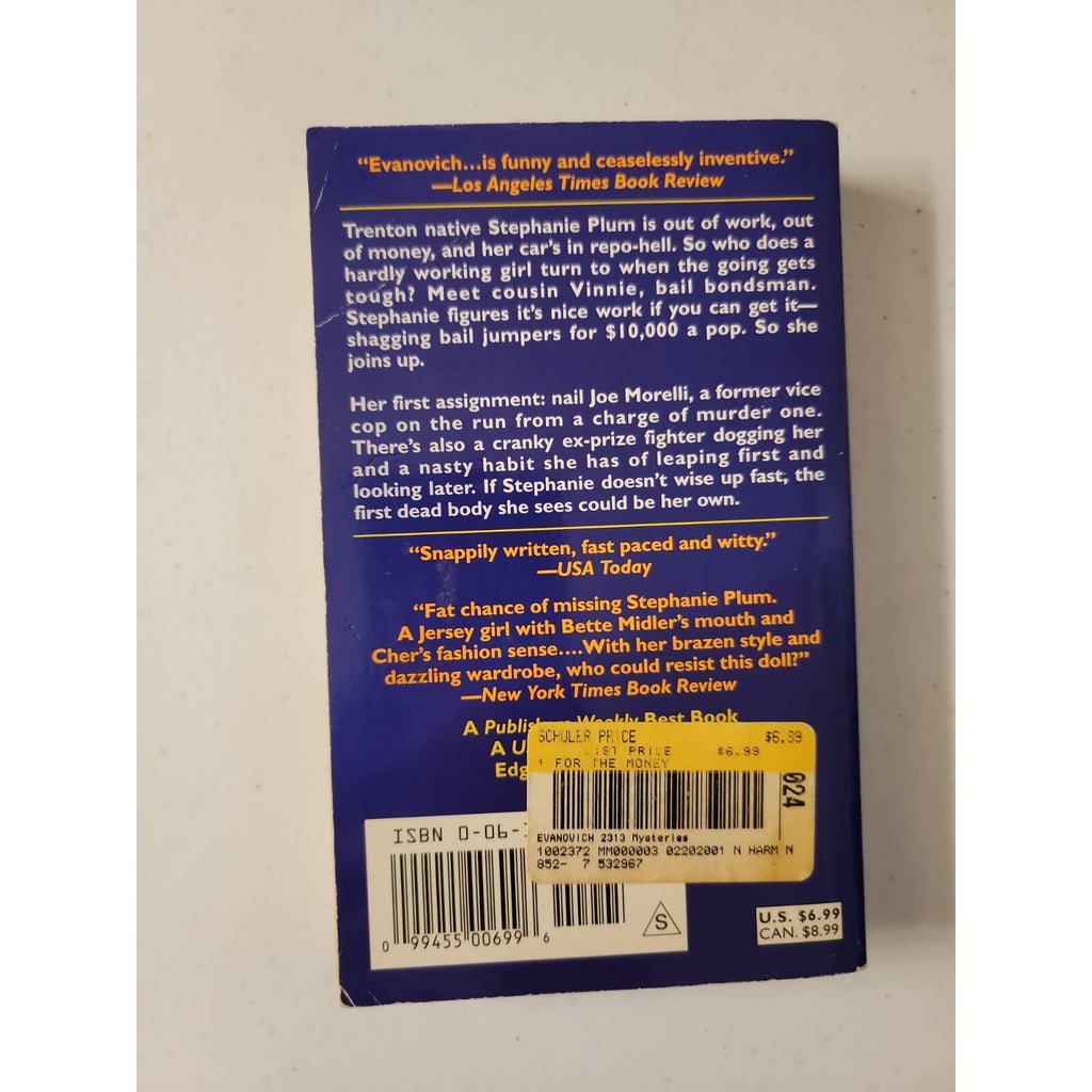 Stephanie Plum Ser.: One for the Money by Janet Evanovich (2002, Trade...