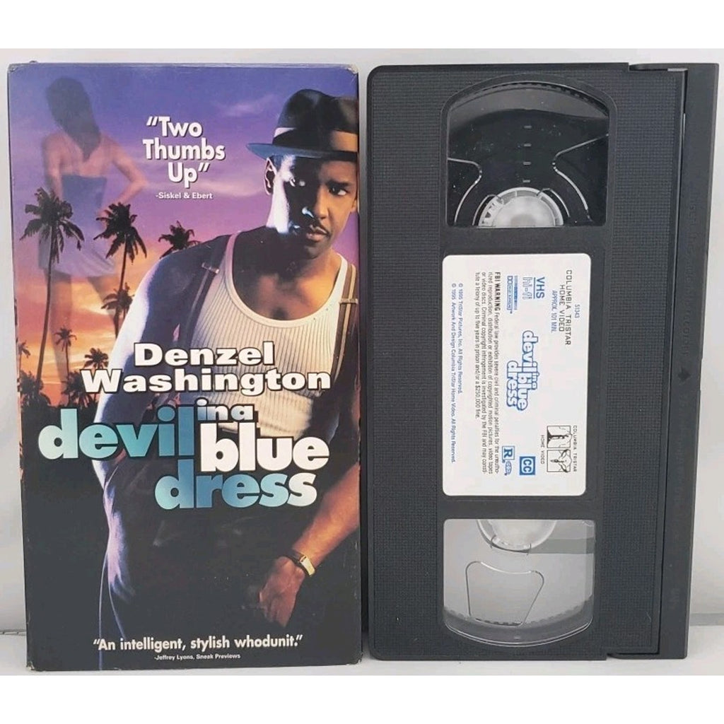 Devil in a Blue Dress (VHS, 1996, Closed Captioned)