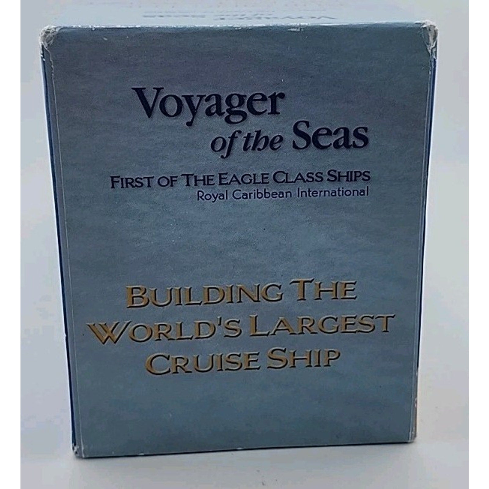 Royal Caribbean Voyager Building the World's Largest Cruise Ship VHS 3 Tape Set