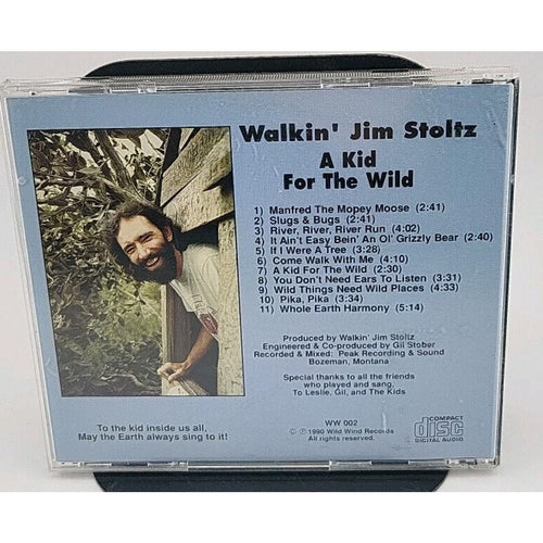 A Kid For The Wild by Walkin' Jim Stoltz (CD, 1990, Wild Wind)