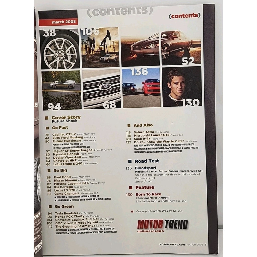 Motor Trend Magazine March 2008