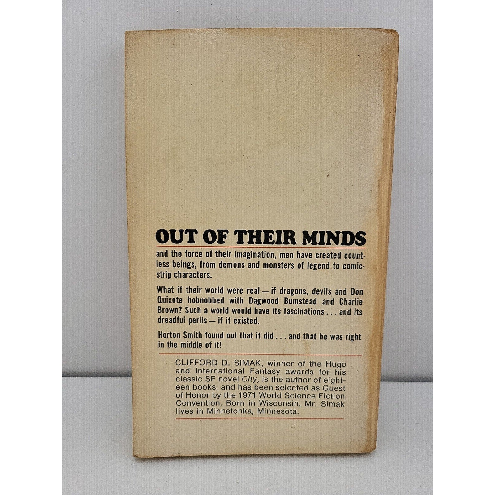 Out Of Their Minds By Clifford D. Simak 1970