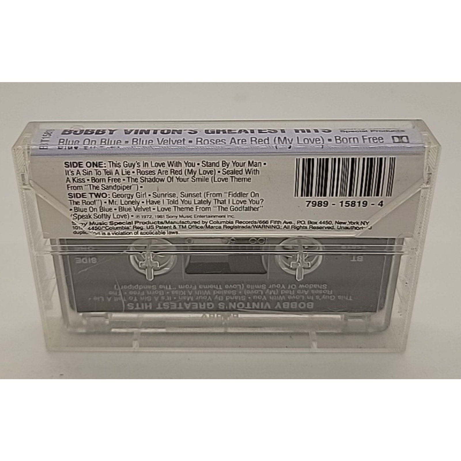 Bobby Vinton: Greatest Hits (Cassette)
