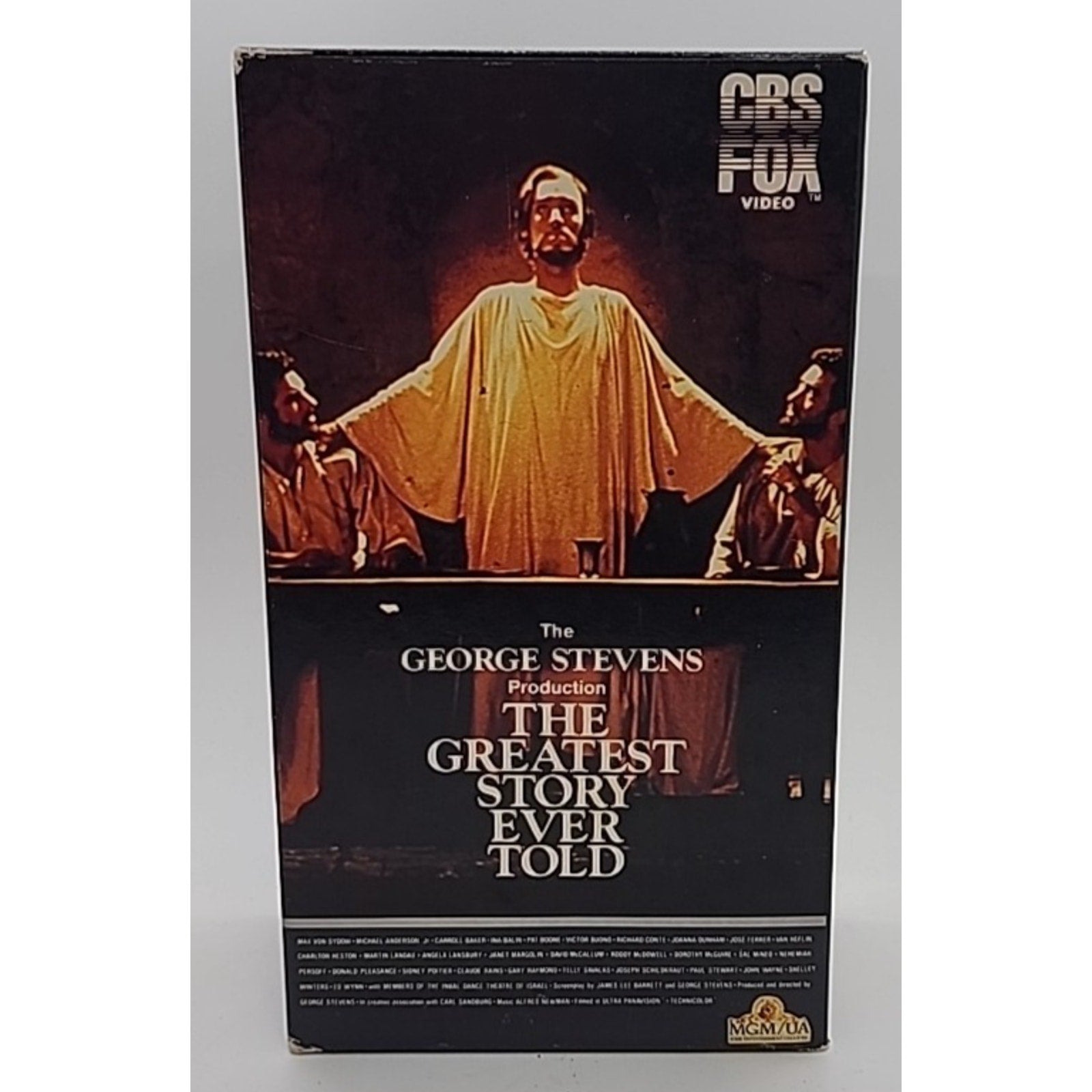 The Greatest Story Ever Told (VHS, 2-Tape Set)