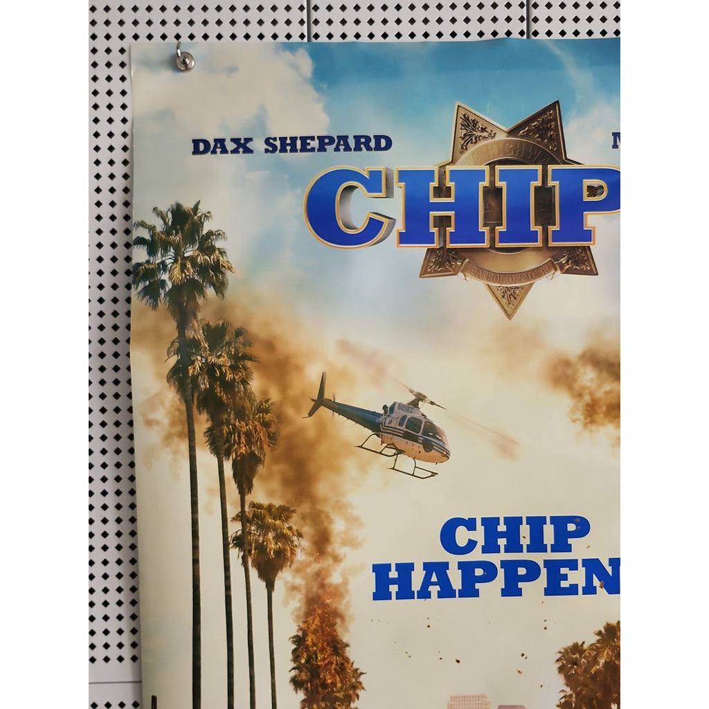 Chips Chip Happens Movie Promo Poster 27x40 2017 Dax Shepard