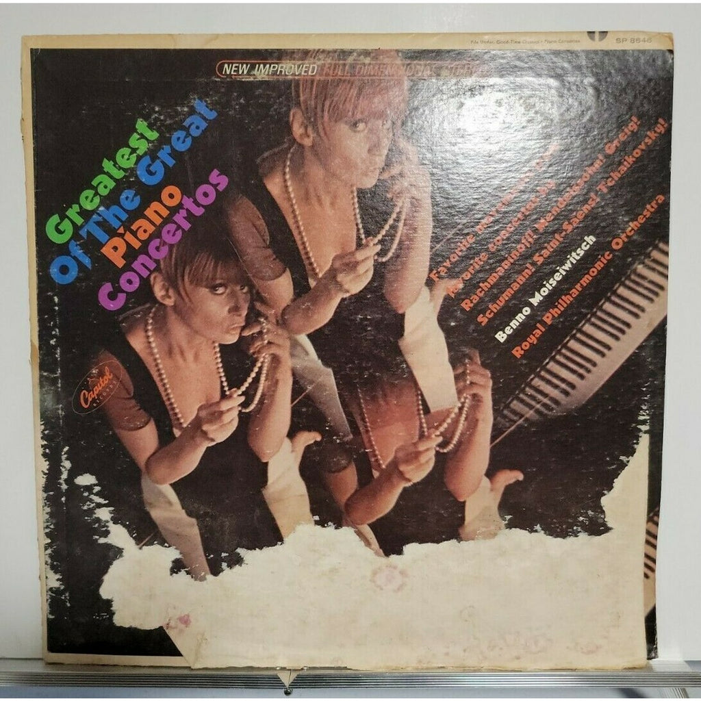Benno Moiseiwitsch – Greatest Of The Great Piano Concertos (Vinyl)
