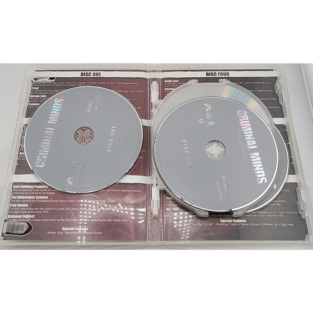 Criminal Minds: Season 07 (DVD, 2011) Missing Disc 5