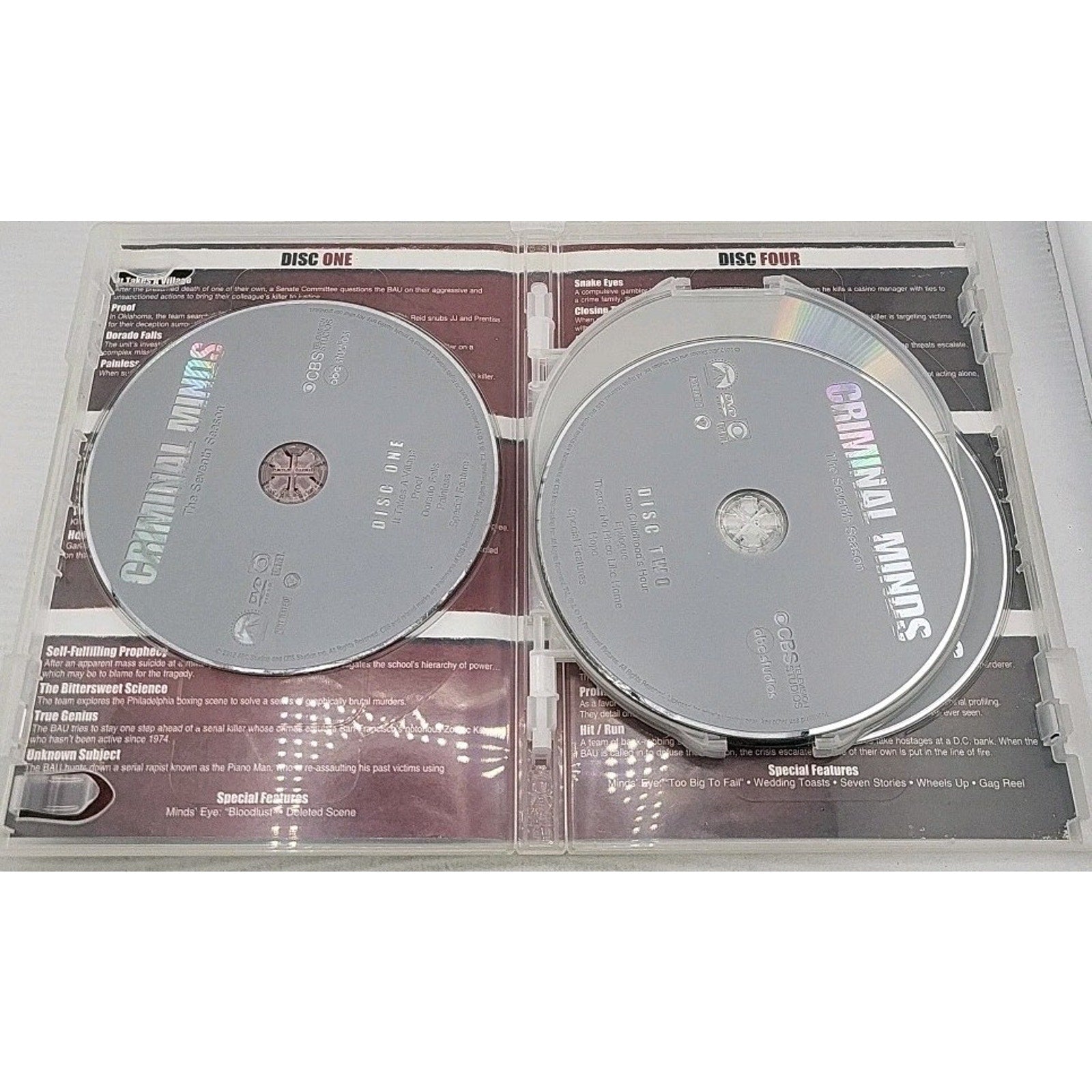Criminal Minds: Season 07 (DVD, 2011) Missing Disc 5