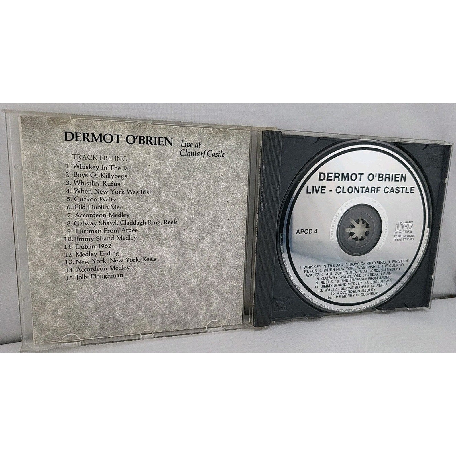 Live At Clontarf Castle By Dermot O'brien CD