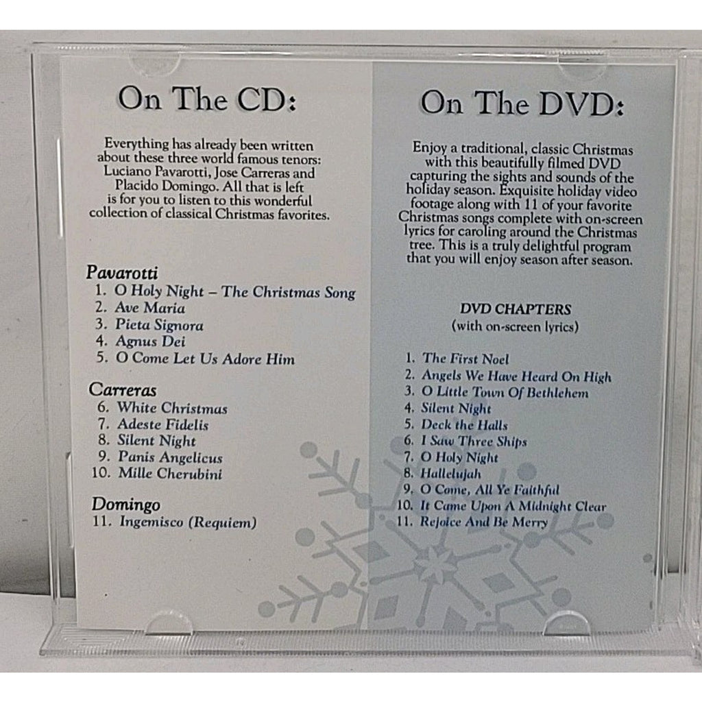 Three Tenors Christmas by Pavarotti / Carreras / Domingo (CD, 2004)