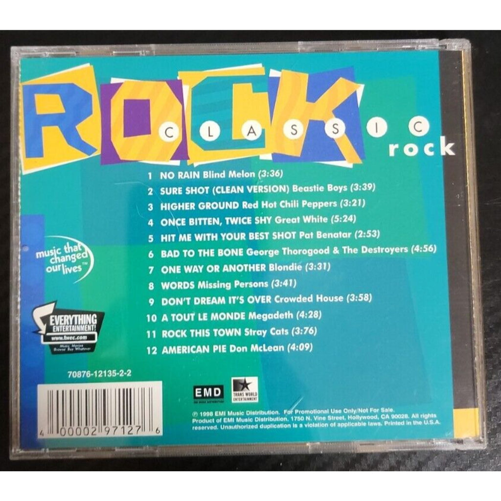 Rock Classics: Music That Changed Our Lives - Various Artists (1998) (CD)
